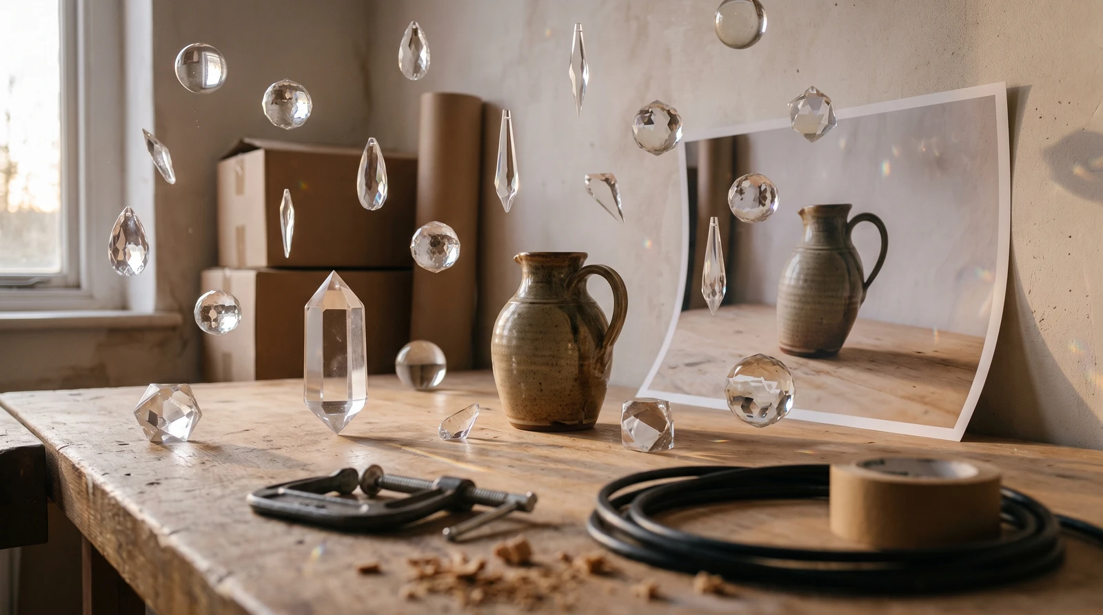 Product photography cleanup using AI object removal to eliminate distracting elements and create professional e-commerce images