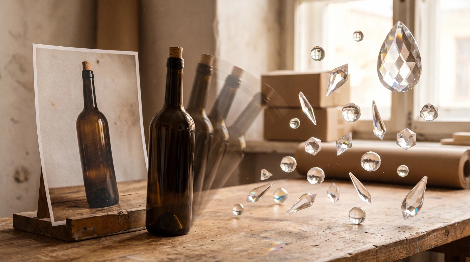 Veo 3.1 Image-to-Video transforming a static product photo into a cinematic rotating video with dramatic lighting